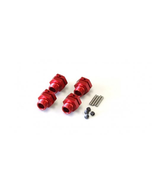 IFW327R WHEEL HUB(M/ST-R/RED/4pcs IFW327R  - KYOSHO RC